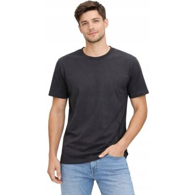 Inny producent AVVA MĘSKI SZARY T-SHIRT Z OKRĄGŁYM DEKOLTEM GŁADKI S OPA Inny producent AVVA MĘSKI SZARY T-SHIRT Z OKRĄGŁYM DEKOLTEM GŁADKI S OPA