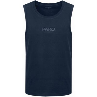 BEZRĘKAWNIK Męski Koszulka T-shirt GRANATOWY Bawełna JUMPA M Pako Jeans BEZRĘKAWNIK Męski Koszulka T-shirt GRANATOWY Bawełna JUMPA M Pako Jeans