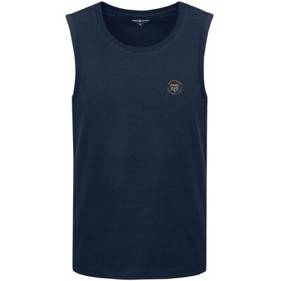 BEZRĘKAWNIK Męski Koszulka T-shirt GRANATOWY Bawełna SAND XL Pako Jeans BEZRĘKAWNIK Męski Koszulka T-shirt GRANATOWY Bawełna SAND XL Pako Jeans