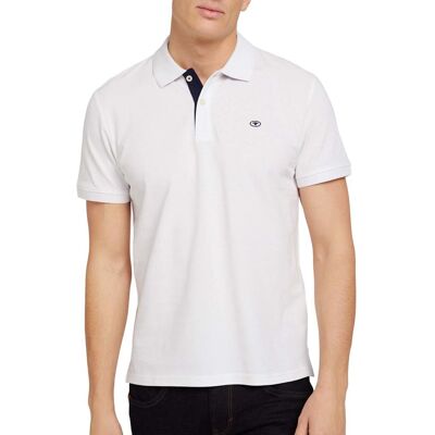 Biała Koszulka Polo Tom Tailor 1027713 XL Biała Koszulka Polo Tom Tailor 1027713 XL