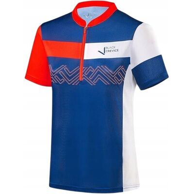 Inny producent BLACK CREVICE MĘSKI T SHIRT SPORTOWY NIEBIESKO BIAŁO CZERWONY 46 J9A Inny producent BLACK CREVICE MĘSKI T SHIRT SPORTOWY NIEBIESKO BIAŁO CZERWONY 46 J9A