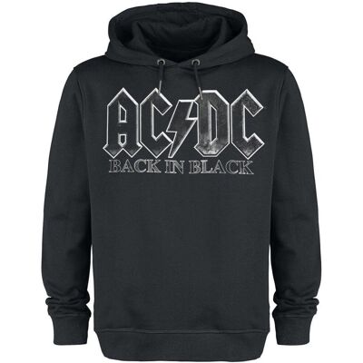 Bluza Amplified ACDC Back In Black Hoody-XL Bluza Amplified ACDC Back In Black Hoody-XL