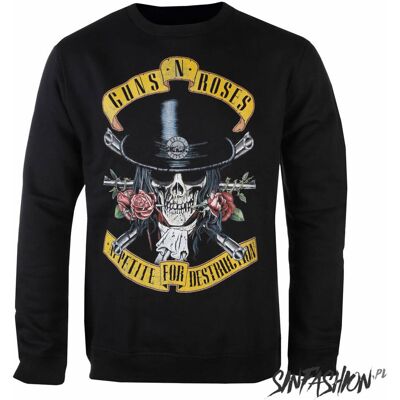 Bluza Amplified Guns N Roses Top Hat Skull-S Bluza Amplified Guns N Roses Top Hat Skull-S