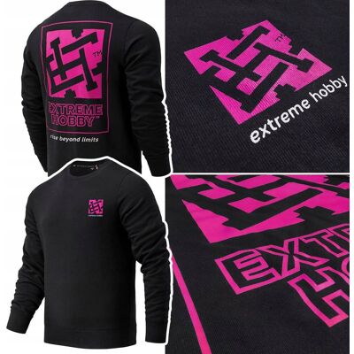 Bluza Bawełniana Męska Bez Kaptura Extreme Hobby Flash Róż R. Xxl Bluza Bawełniana Męska Bez Kaptura Extreme Hobby Flash Róż R. Xxl