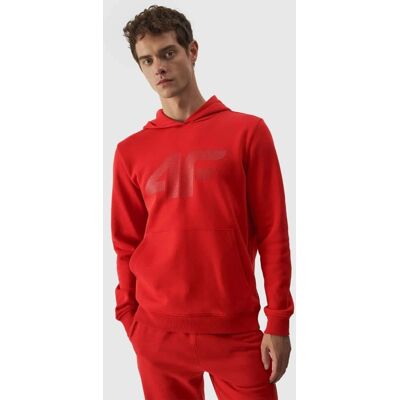 Bluza dresowa nierozpinana z kapturem męska 4F 4FWMM00TSWSM1464-70S Czerwony Bluza dresowa nierozpinana z kapturem męska 4F 4FWMM00TSWSM1464-70S Czerwony