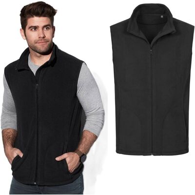 Stedman ST5010 Czarny Opal Fleece Kamizelka - Kamizelka z polarowego microfleece Stedman ST5010 Czarny Opal Fleece Kamizelka - Kamizelka z polarowego microfleece
