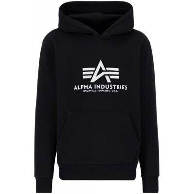 Bluza kaptur Alpha Industries Basic Carbon 146343 423 Czarna/Srebrna XL Bluza kaptur Alpha Industries Basic Carbon 146343 423 Czarna/Srebrna XL