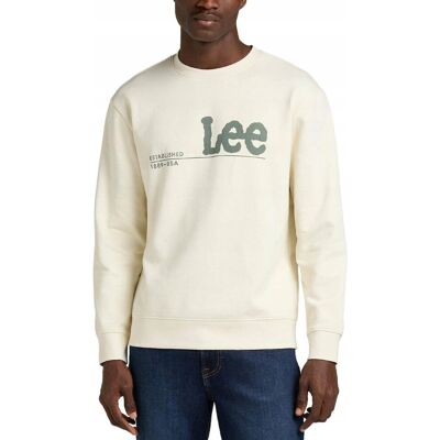 Bluza Lee CREW SWS 112339035 LV25EJNQ Ecru XXL Bluza Lee CREW SWS 112339035 LV25EJNQ Ecru XXL