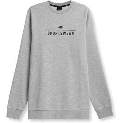 Bluza męska 4F AW23TSWSM692 - szary melanż 3XL Bluza męska 4F AW23TSWSM692 - szary melanż 3XL
