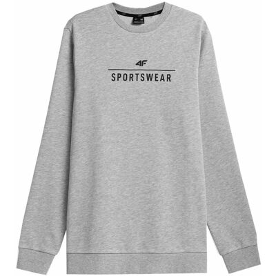 Bluza męska 4F M692 zimny jasny szary melanż 4FAW23TSWSM692 27M-S Bluza męska 4F M692 zimny jasny szary melanż 4FAW23TSWSM692 27M-S