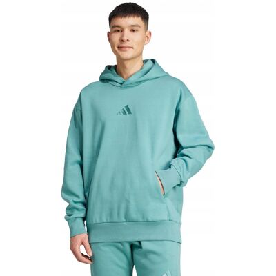 Bluza męska adidas ALL SZN Fleece turkusowa JW0156 2XL Bluza męska adidas ALL SZN Fleece turkusowa JW0156 2XL