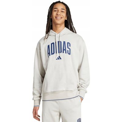 Bluza męska adidas Collegiate Hoodie jasnoszara KC3872 L Bluza męska adidas Collegiate Hoodie jasnoszara KC3872 L
