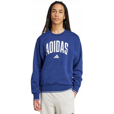 Bluza męska adidas Collegiate Sweat niebieska JM1734 L Bluza męska adidas Collegiate Sweat niebieska JM1734 L