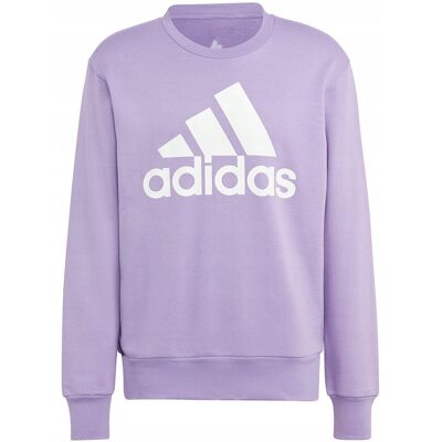 Bluza męska adidas Essentials French Terry Big Logo fioletowa IC9327 XL Bluza męska adidas Essentials French Terry Big Logo fioletowa IC9327 XL