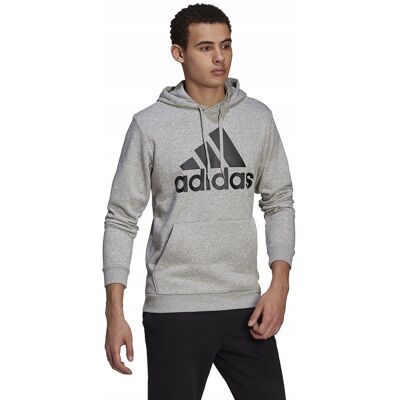 Bluza męska adidas M BL FL HD szara GK9577 S Bluza męska adidas M BL FL HD szara GK9577 S