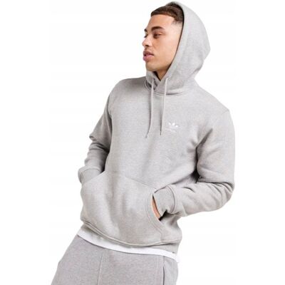 Bluza Męska Adidas Originals Szara Hoodie Oryginal Jw7049 Kangurka R Xl Bluza Męska Adidas Originals Szara Hoodie Oryginal Jw7049 Kangurka R Xl