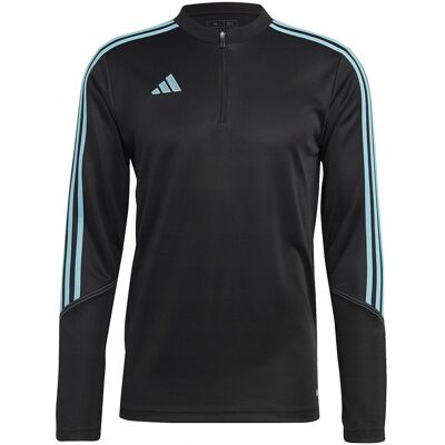 Koszulka treningowa Adidas Tiro 23 IC1580 - Niebiesko-Czarna - Cały rok Mężczyźni Koszulka treningowa Adidas Tiro 23 IC1580 - Niebiesko-Czarna - Cały rok Mężczyźni