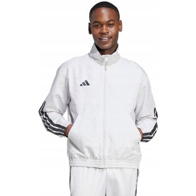 Bluza męska adidas Tiro WV TT Q3 biała JW0233 L Bluza męska adidas Tiro WV TT Q3 biała JW0233 L