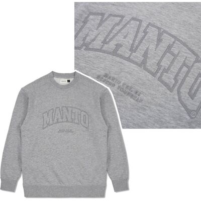 Bluza Męska Bawełniana Bez Kaptura Manto Varsity Szara R. Xl Bluza Męska Bawełniana Bez Kaptura Manto Varsity Szara R. Xl