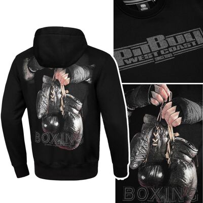 inna (Inny) Bluza Męska Bawełniana Z Kapturem Pit Bull Boxing Fd Czarna R. Xxxl inna (Inny) Bluza Męska Bawełniana Z Kapturem Pit Bull Boxing Fd Czarna R. Xxxl