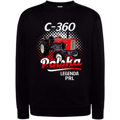 Inny producent Bluza męska bez kaptura z nadrukiem C-360 CZERWONY TRAKTOR legenda PRL 5XL Inny producent Bluza męska bez kaptura z nadrukiem C-360 CZERWONY TRAKTOR legenda PRL 5XL