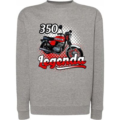 Inny producent Bluza męska bez kaptura z nadrukiem JAWA 350 MOTOR MOTOCYKL legenda PRL L Inny producent Bluza męska bez kaptura z nadrukiem JAWA 350 MOTOR MOTOCYKL legenda PRL L