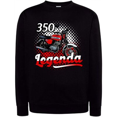 Inny producent Bluza męska bez kaptura z nadrukiem JAWA 350 MOTOR MOTOCYKL legenda PRL M Inny producent Bluza męska bez kaptura z nadrukiem JAWA 350 MOTOR MOTOCYKL legenda PRL M