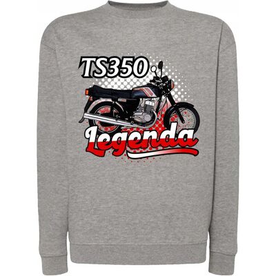 Inny producent Bluza męska bez kaptura z nadrukiem JAWA TS 350 motocykl legenda PRL 3XL Inny producent Bluza męska bez kaptura z nadrukiem JAWA TS 350 motocykl legenda PRL 3XL