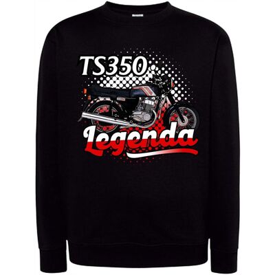 Inny producent Bluza męska bez kaptura z nadrukiem JAWA TS 350 motocykl legenda PRL M Inny producent Bluza męska bez kaptura z nadrukiem JAWA TS 350 motocykl legenda PRL M