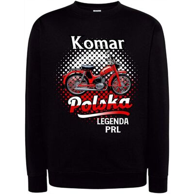 Inny producent Bluza męska bez kaptura z nadrukiem KOMAR ROMET legenda PRL motorynka M Inny producent Bluza męska bez kaptura z nadrukiem KOMAR ROMET legenda PRL motorynka M