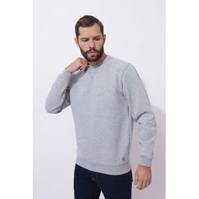 Bluza męska Carhartt Midweight Crewneck HGY Heather Grey - XXL Bluza męska Carhartt Midweight Crewneck HGY Heather Grey - XXL