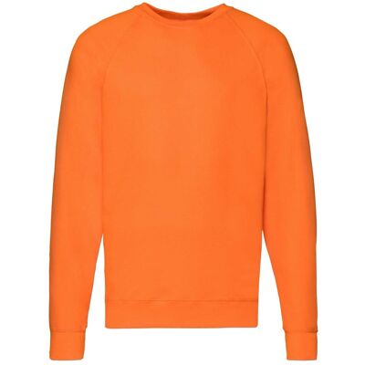 Bluza męska Lightweight Raglan Sweat Fruit of the Loom - Pomarańczowy XXL Bluza męska Lightweight Raglan Sweat Fruit of the Loom - Pomarańczowy XXL