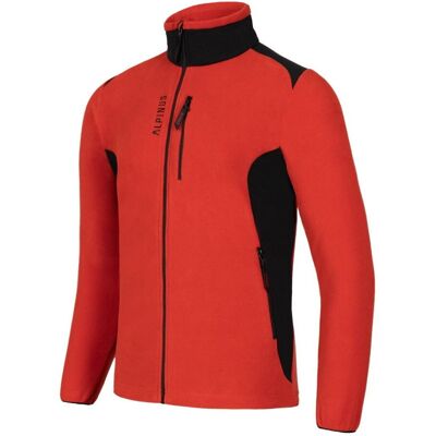 Bluza męska polarowa Alpinus Caen II 100 czerwony - XXL Bluza męska polarowa Alpinus Caen II 100 czerwony - XXL