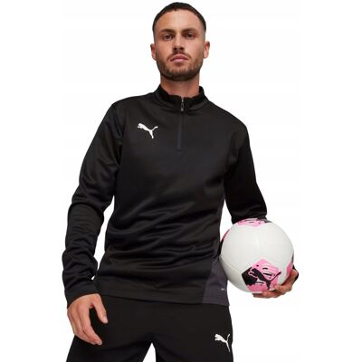 Bluza męska Puma TeamGoal Training 1/4 Zip Top czarna 658629 03 L Bluza męska Puma TeamGoal Training 1/4 Zip Top czarna 658629 03 L