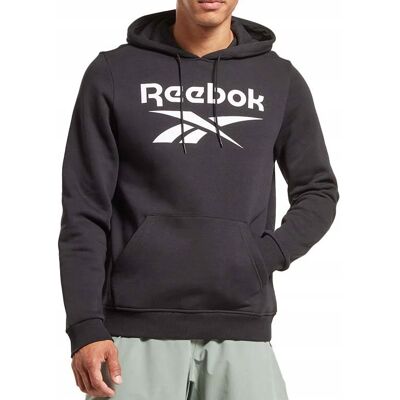 BLUZA męska REEBOK Z KAPTUREM 10005029090 kangurka bawełniana czarna M BLUZA męska REEBOK Z KAPTUREM 10005029090 kangurka bawełniana czarna M