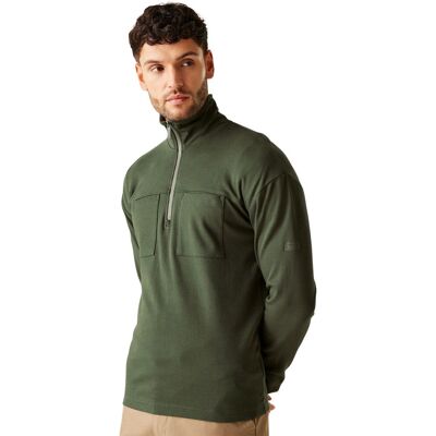 Bluza męska Regatta Ferdo khaki outdoorowa bawełniana-XL Bluza męska Regatta Ferdo khaki outdoorowa bawełniana-XL
