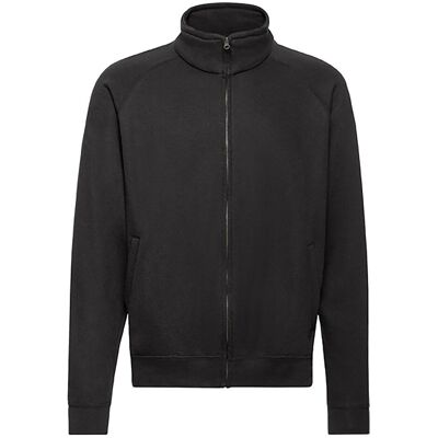 FRUIT OF THE LOOM Bluza Męska Rozpinana Sweat Jacket Czarny R. M FRUIT OF THE LOOM Bluza Męska Rozpinana Sweat Jacket Czarny R. M