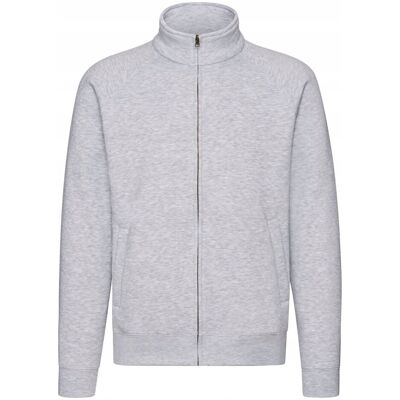 FRUIT OF THE LOOM Bluza Męska Rozpinana Sweat Jacket Heather Grey R. Xl FRUIT OF THE LOOM Bluza Męska Rozpinana Sweat Jacket Heather Grey R. Xl