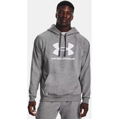 Bluza męska Under Armour Rival Fleece Logo HD 1379758-025 Szary Bluza męska Under Armour Rival Fleece Logo HD 1379758-025 Szary