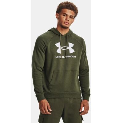Bluza męska Under Armour Rival Fleece Logo HD 1379758-390 Zielony Bluza męska Under Armour Rival Fleece Logo HD 1379758-390 Zielony