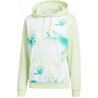 Bluza męska z kapturem Adidas Q2 AOP biały/zielony XS Bluza męska z kapturem Adidas Q2 AOP biały/zielony XS