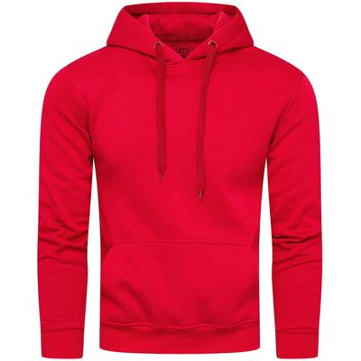 Bluza męska z kapturem czerwona Recea - XL Bluza męska z kapturem czerwona Recea - XL