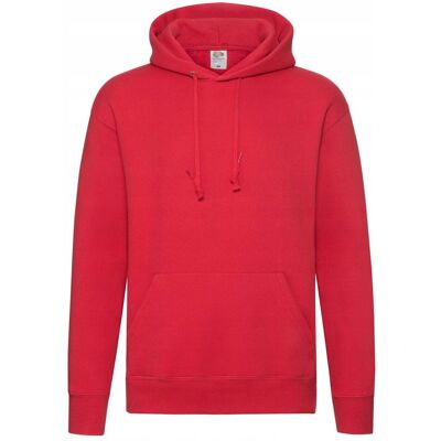FRUIT OF THE LOOM Bluza Męska Z Kapturem Hooded Sweat Czerwony R. L FRUIT OF THE LOOM Bluza Męska Z Kapturem Hooded Sweat Czerwony R. L