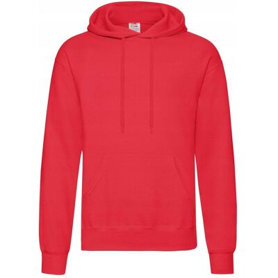 FRUIT OF THE LOOM Bluza Męska Z Kapturem Hooded Sweat Czerwony R. S FRUIT OF THE LOOM Bluza Męska Z Kapturem Hooded Sweat Czerwony R. S