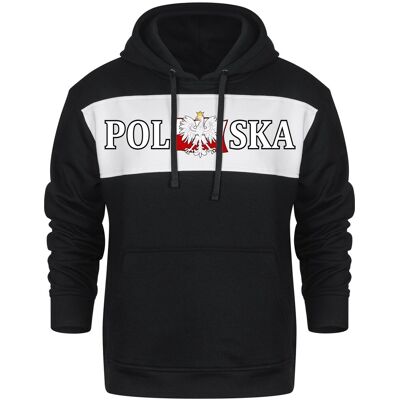 inna (Inny) Bluza Meska Z Kapturem Kangurka Z Nadrukiem Polska Flaga Dla Kibica Xs inna (Inny) Bluza Meska Z Kapturem Kangurka Z Nadrukiem Polska Flaga Dla Kibica Xs