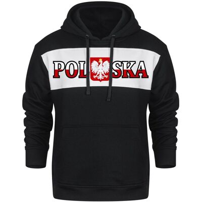 inna (Inny) Bluza Meska Z Kapturem Kangurka Z Nadrukiem Polska Godło Dla Kibica Xs inna (Inny) Bluza Meska Z Kapturem Kangurka Z Nadrukiem Polska Godło Dla Kibica Xs