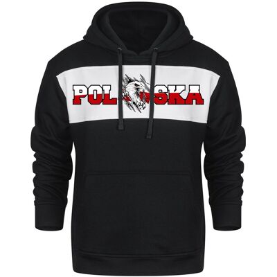 inna (Inny) Bluza Meska Z Kapturem Kangurka Z Nadrukiem Polska Orzeł Dla Kibica 3Xl inna (Inny) Bluza Meska Z Kapturem Kangurka Z Nadrukiem Polska Orzeł Dla Kibica 3Xl