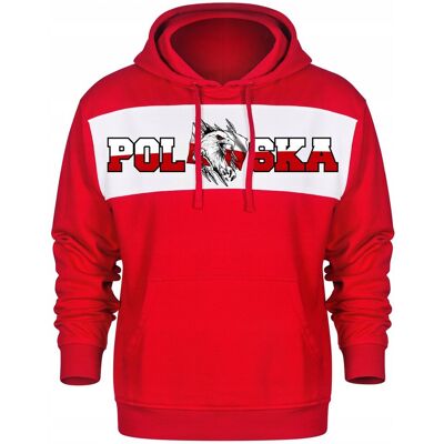 inna (Inny) Bluza Meska Z Kapturem Kangurka Z Nadrukiem Polska Orzeł Dla Kibica Xs inna (Inny) Bluza Meska Z Kapturem Kangurka Z Nadrukiem Polska Orzeł Dla Kibica Xs