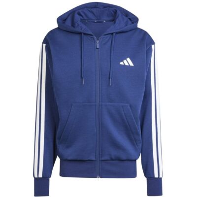 Bluza męska z kapturem rozpinana ADIDAS M 3S FL FZ HD XL Bluza męska z kapturem rozpinana ADIDAS M 3S FL FZ HD XL