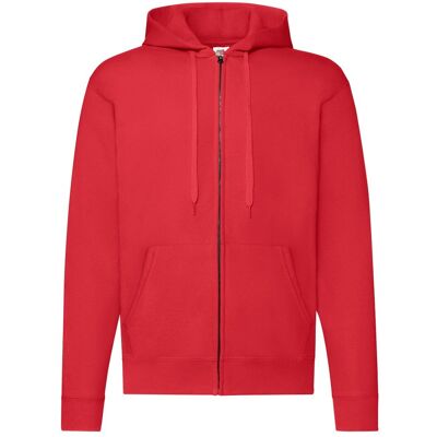 Bluza Męska Z Kapturem Zip Through Hooded Sweat Fruit Of The Loom - Czerwony L Bluza Męska Z Kapturem Zip Through Hooded Sweat Fruit Of The Loom - Czerwony L